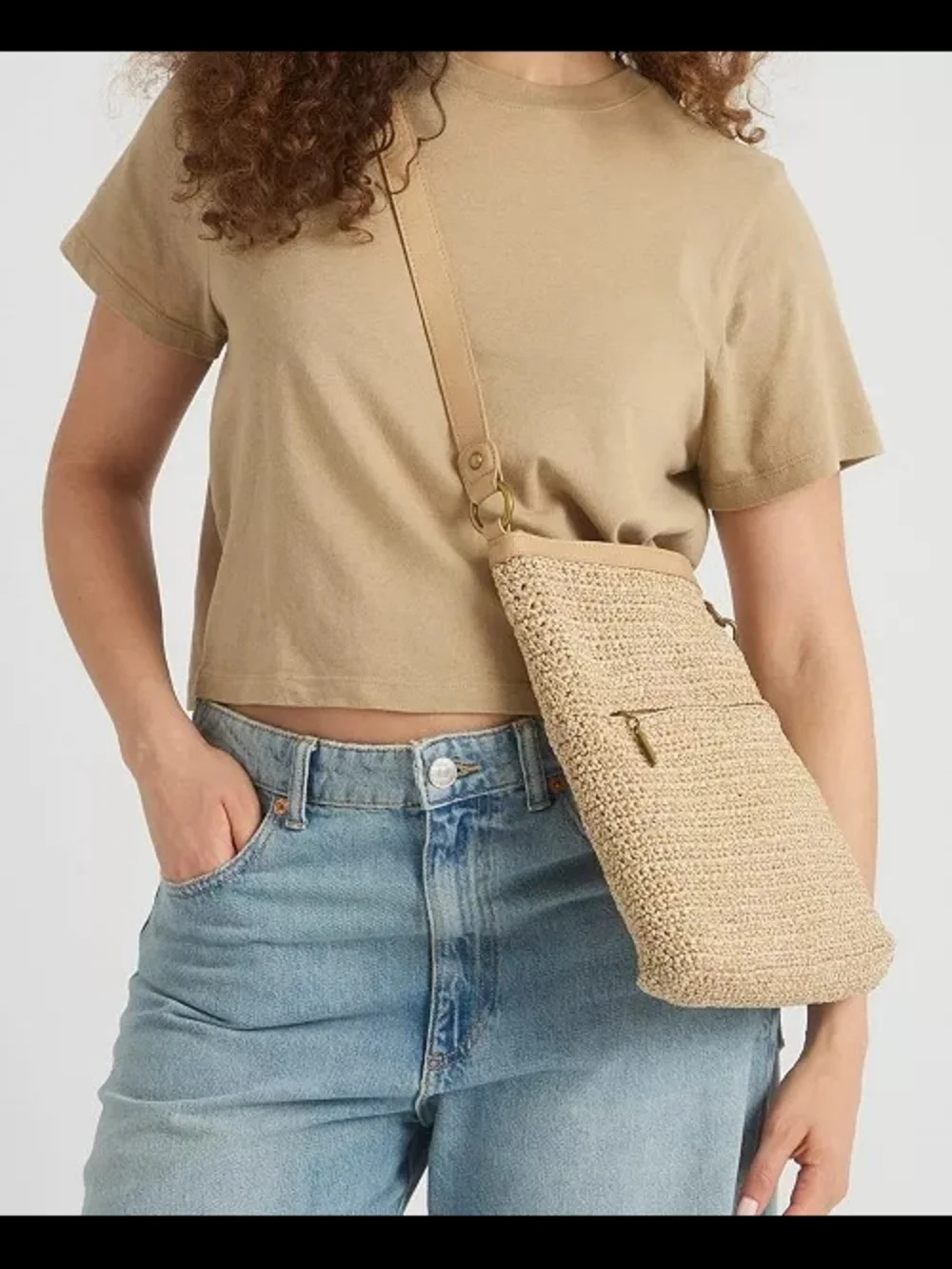 NWOT The Sak Women's Lucia Crochet Med.Crossbody Bag MSRP $150